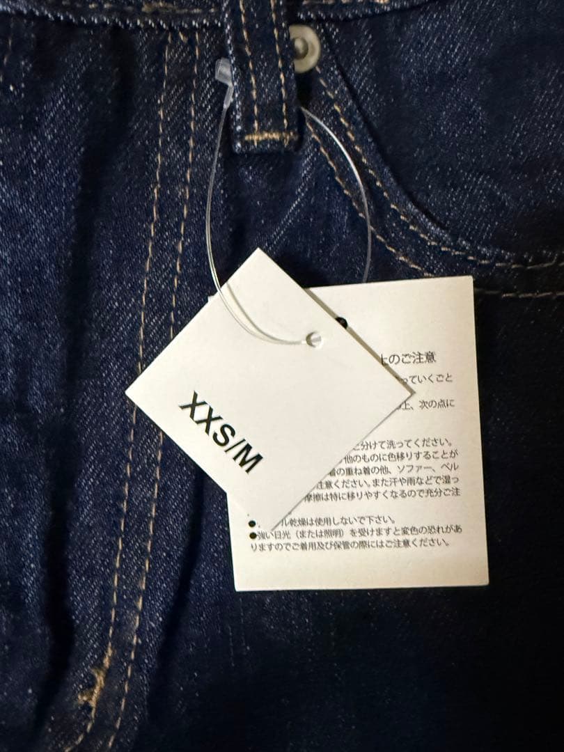 TWWデニム　タグ付き ディープネイビー XXS/M ウェーブ優勝