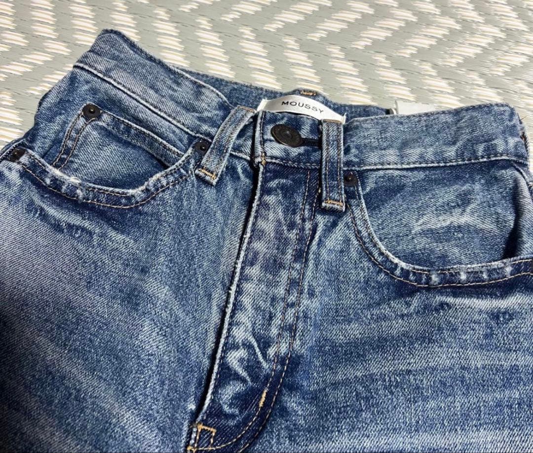MOUSSY フレア　MVS デニム 希少　22サイズ