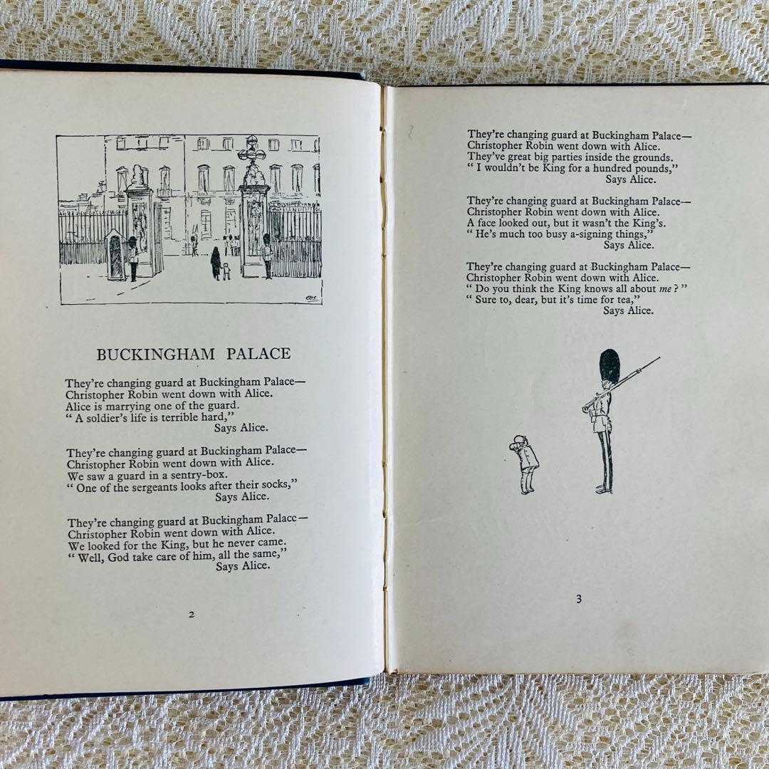 洋書　古書　1926年刊行　『ぼくたちがとてもちいさかったころ』　A・A・ミルン