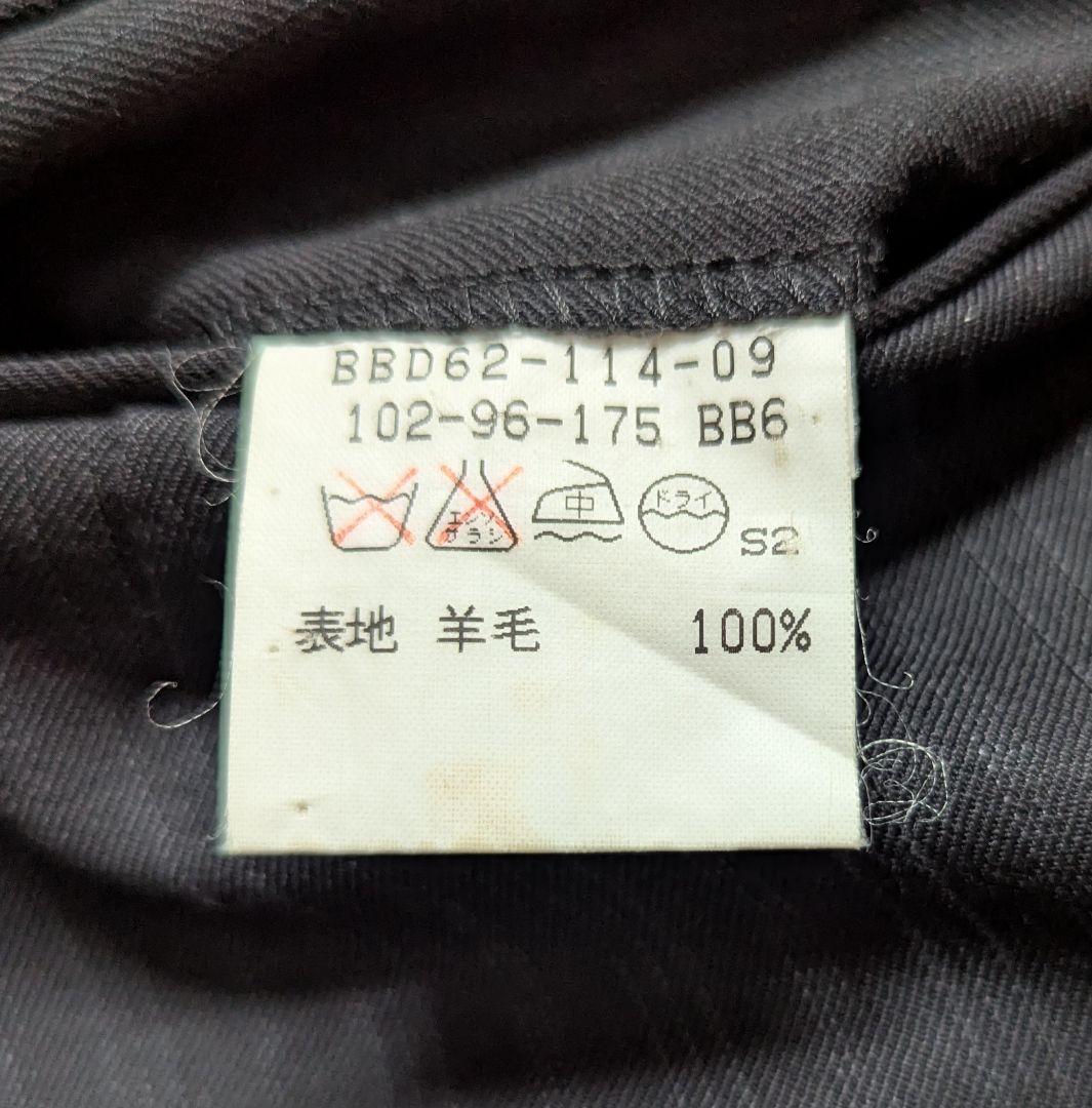 BURBERRY ダークグレー ストライプ スーツ3点セット
