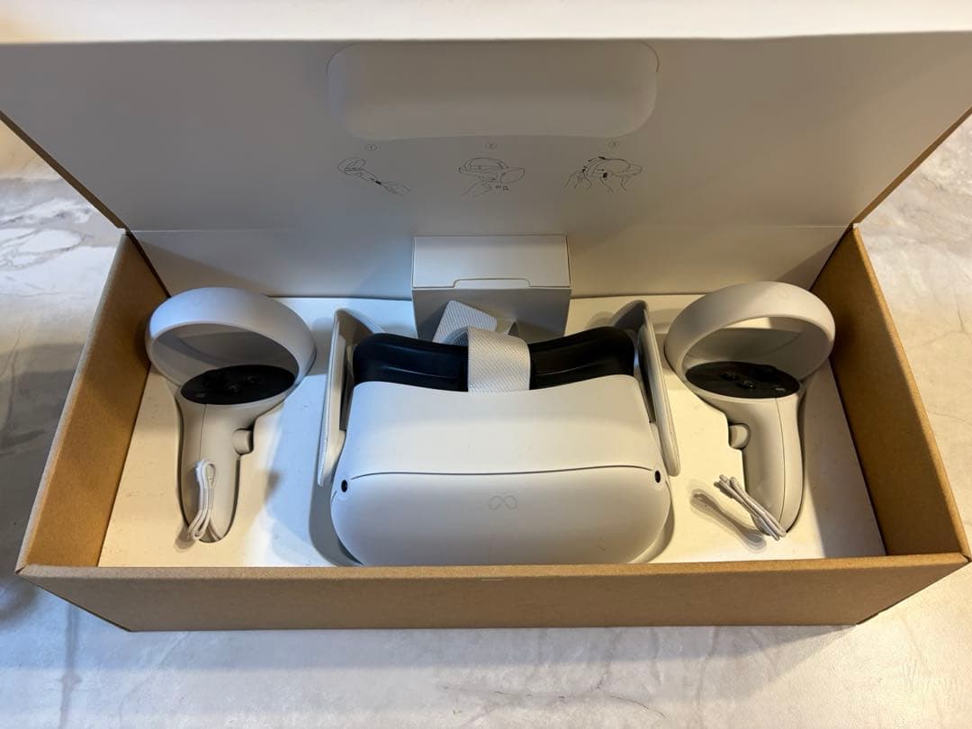  () Quest 2 64GB コントローラー付属 VR