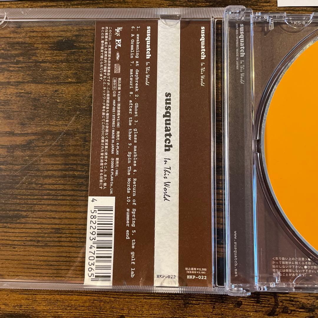 【廃盤】美品　susquatch / In This World