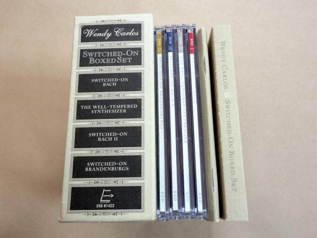 ウェンディ・カーロス 4CD-BOX SWITCHED-ON BOXED SET