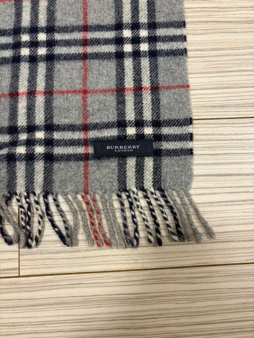 Burberry London ノバチェックマフラー ストール ウール100