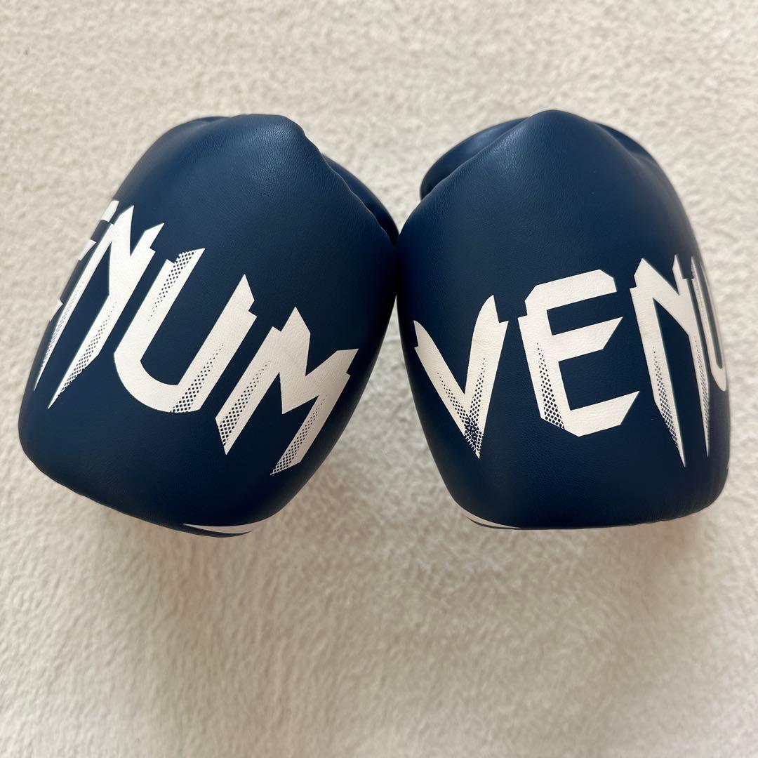 未使用 訳あり Venum ボクシンググローブ 14オンス ベノム ネイビー