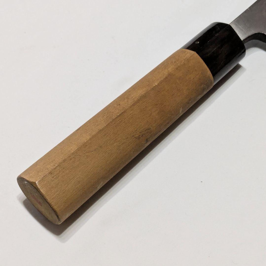 築地正本 出刃包丁 和包丁 刃渡り約19cm 厚み約8mm【S55-32】