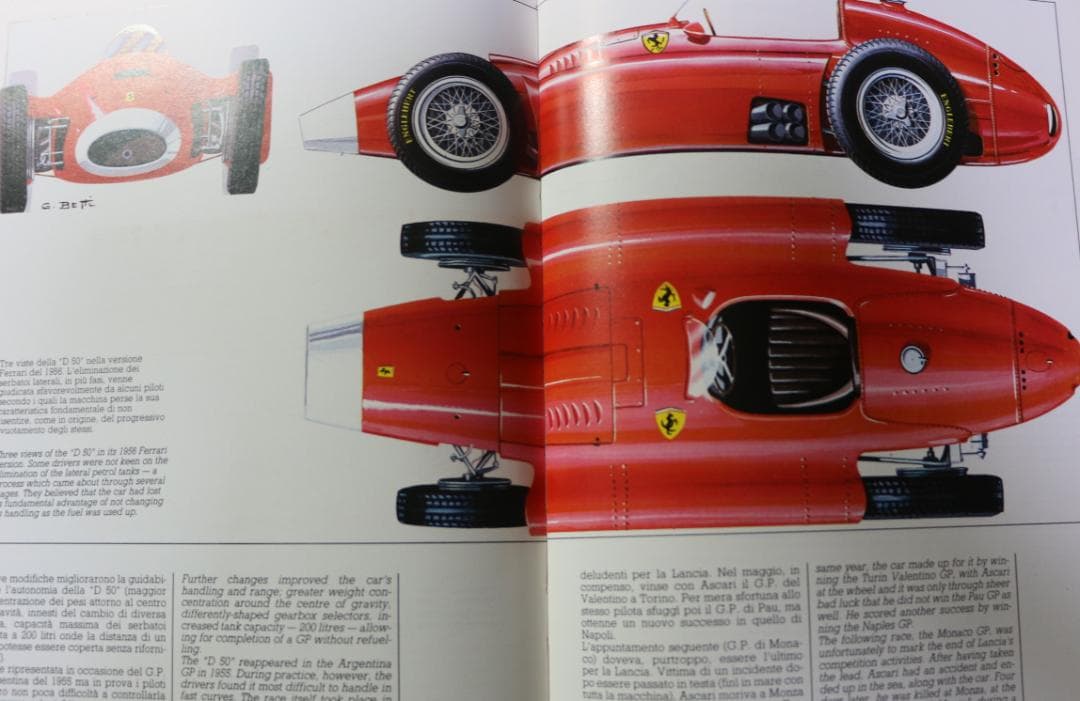 希少　洋書　フェラーリ歴代Ｆ１プロフィール３冊(1948～1985) 英語版