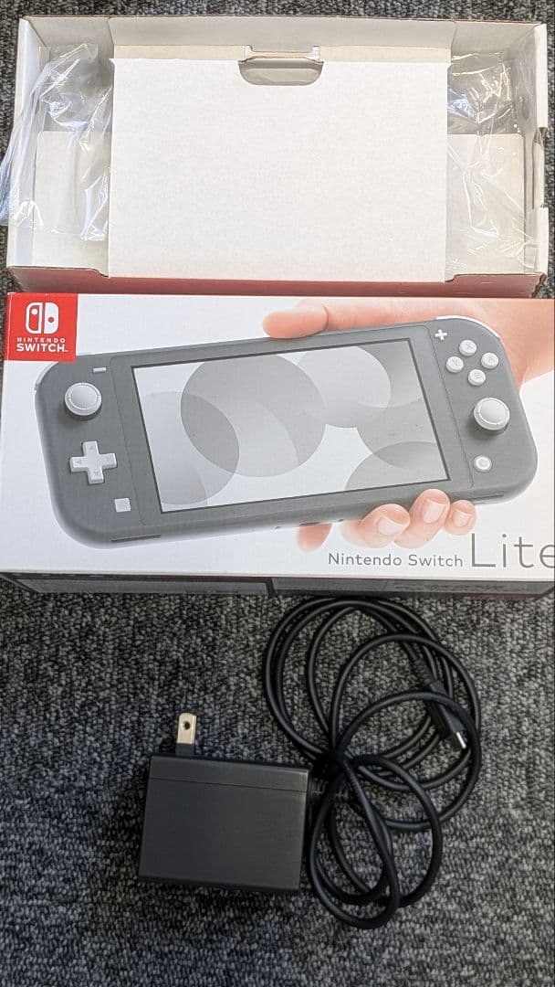 Nintendo Switch Lite グレー 本体中古品（電池交換済）