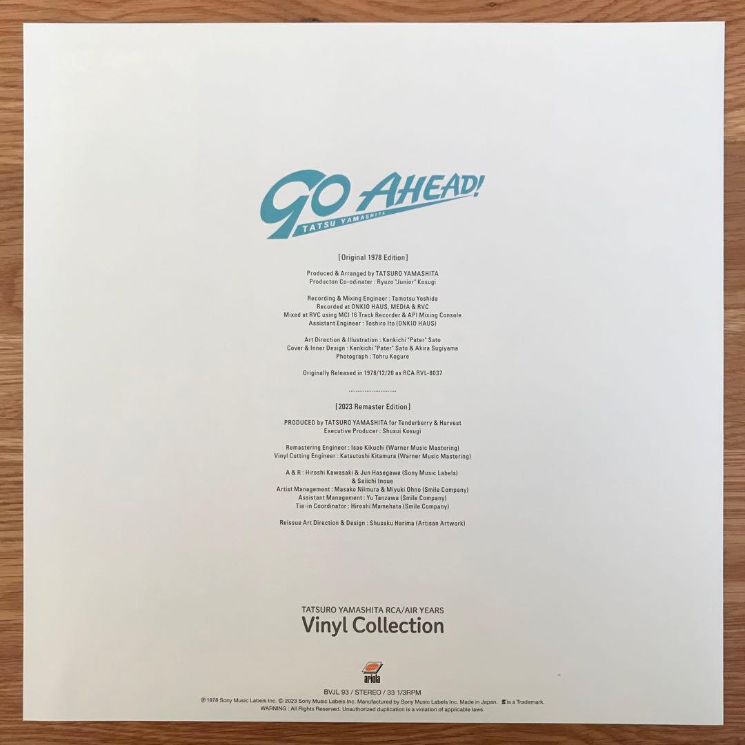 山下達郎 – Go Ahead! アナログレコード LP