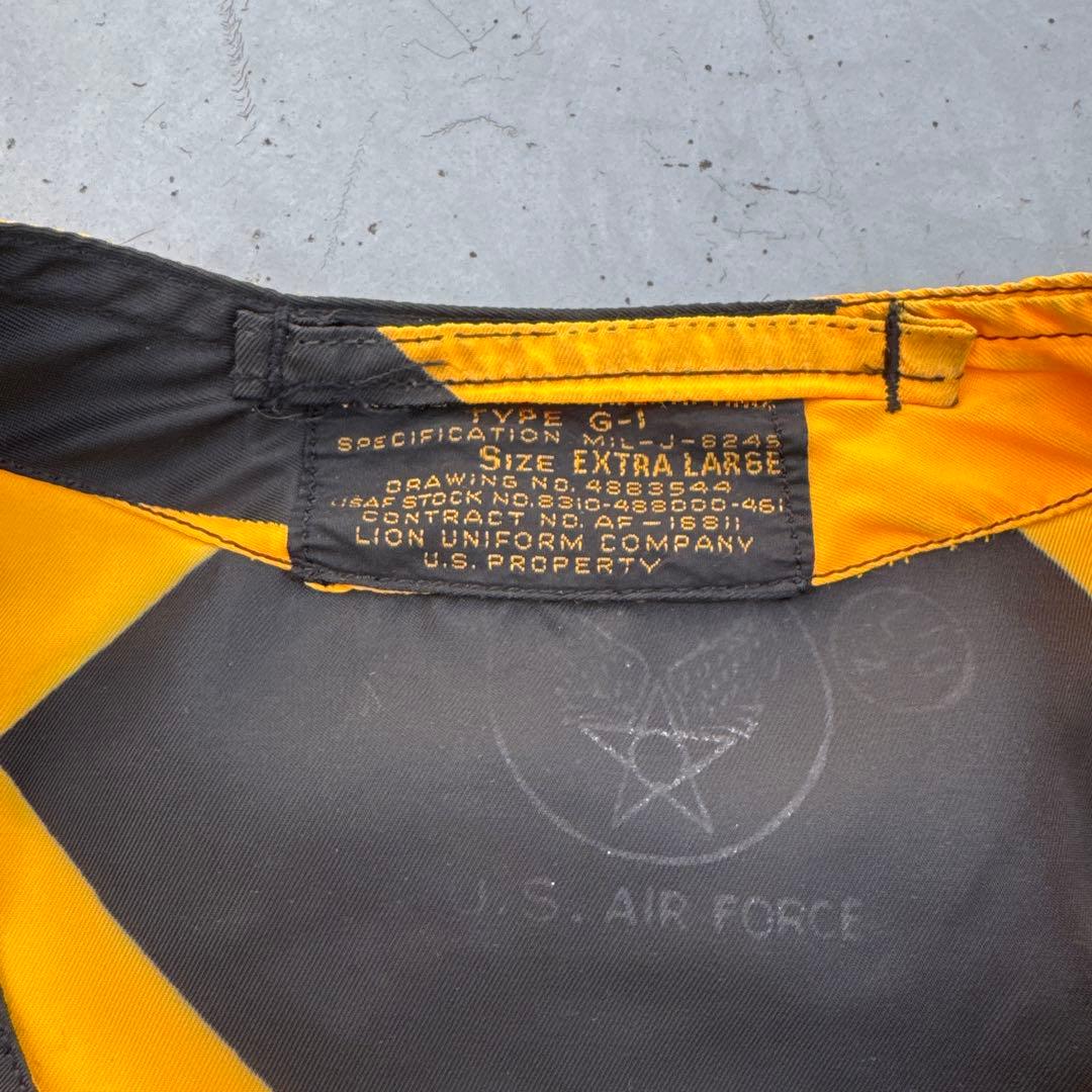 50sビンテージ 米軍 エアフォース G-1 ラインクルーマンジャケット XL