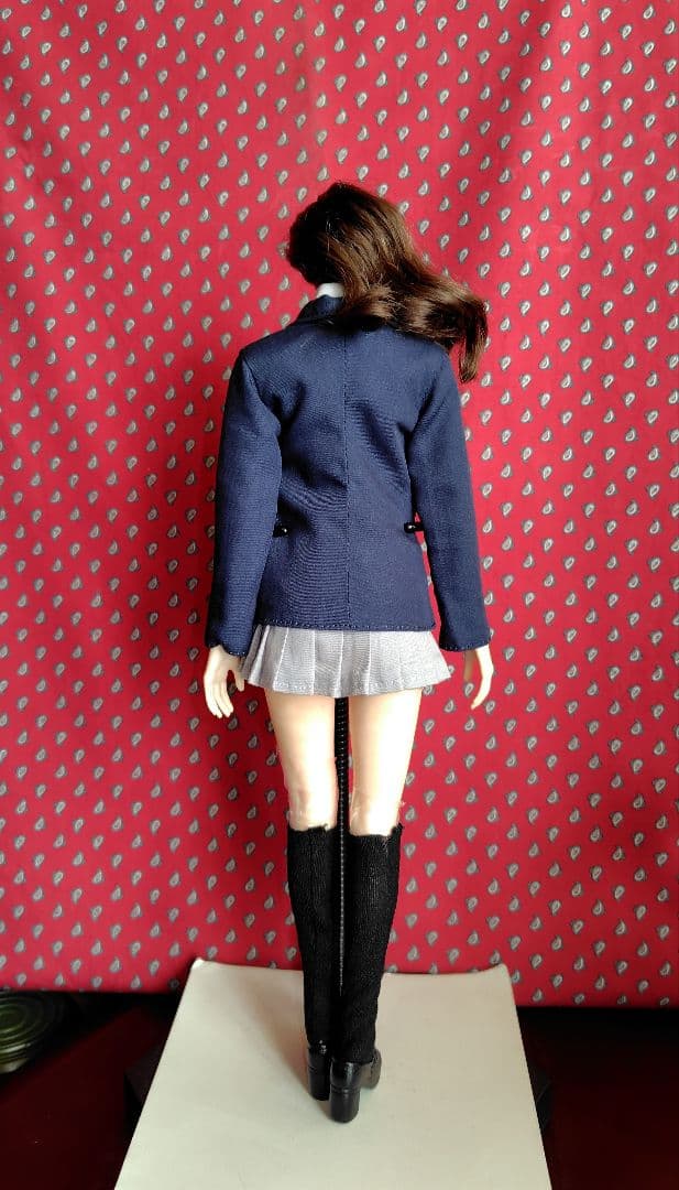1/6フィギュア服　S07Cサイズ　Say What　紺×アッシュグレー