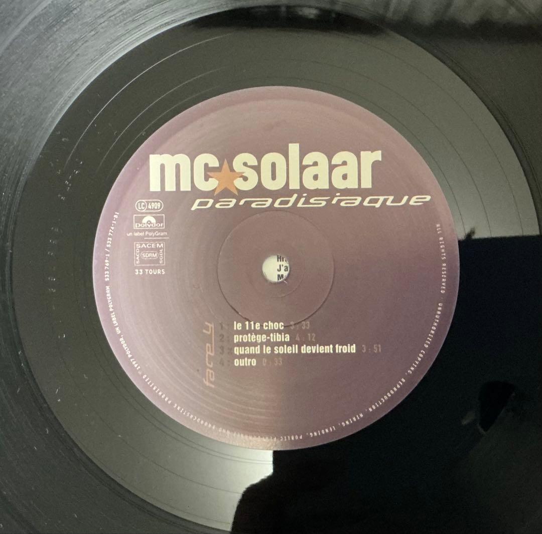 MC Solaar / Paradisiaque【2xLP】
