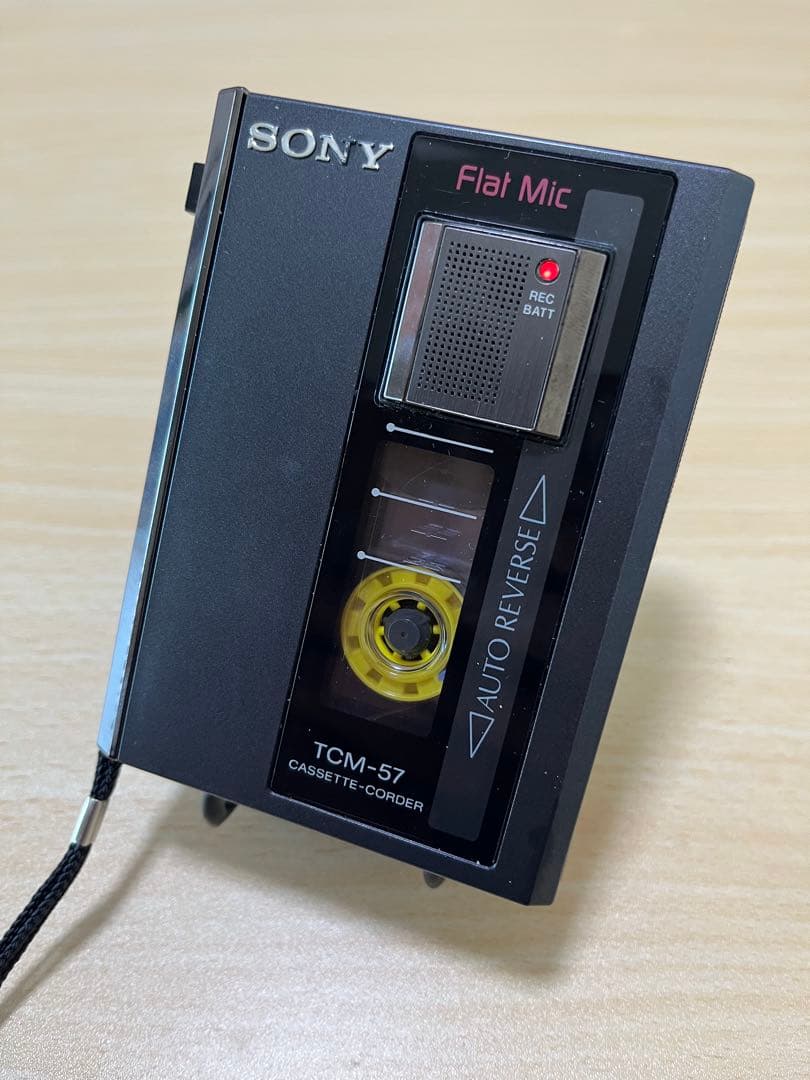 整備品SONY TCM-57 カセットレコーダー　　　　　　再/録オートリバース