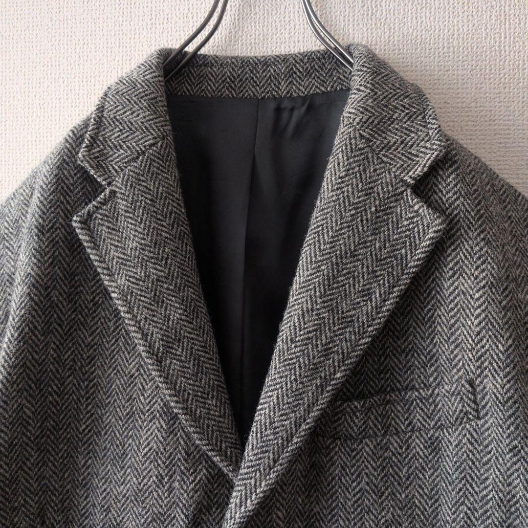 J.CREW×HARRIS TWEED ウール テーラードジャケット XL