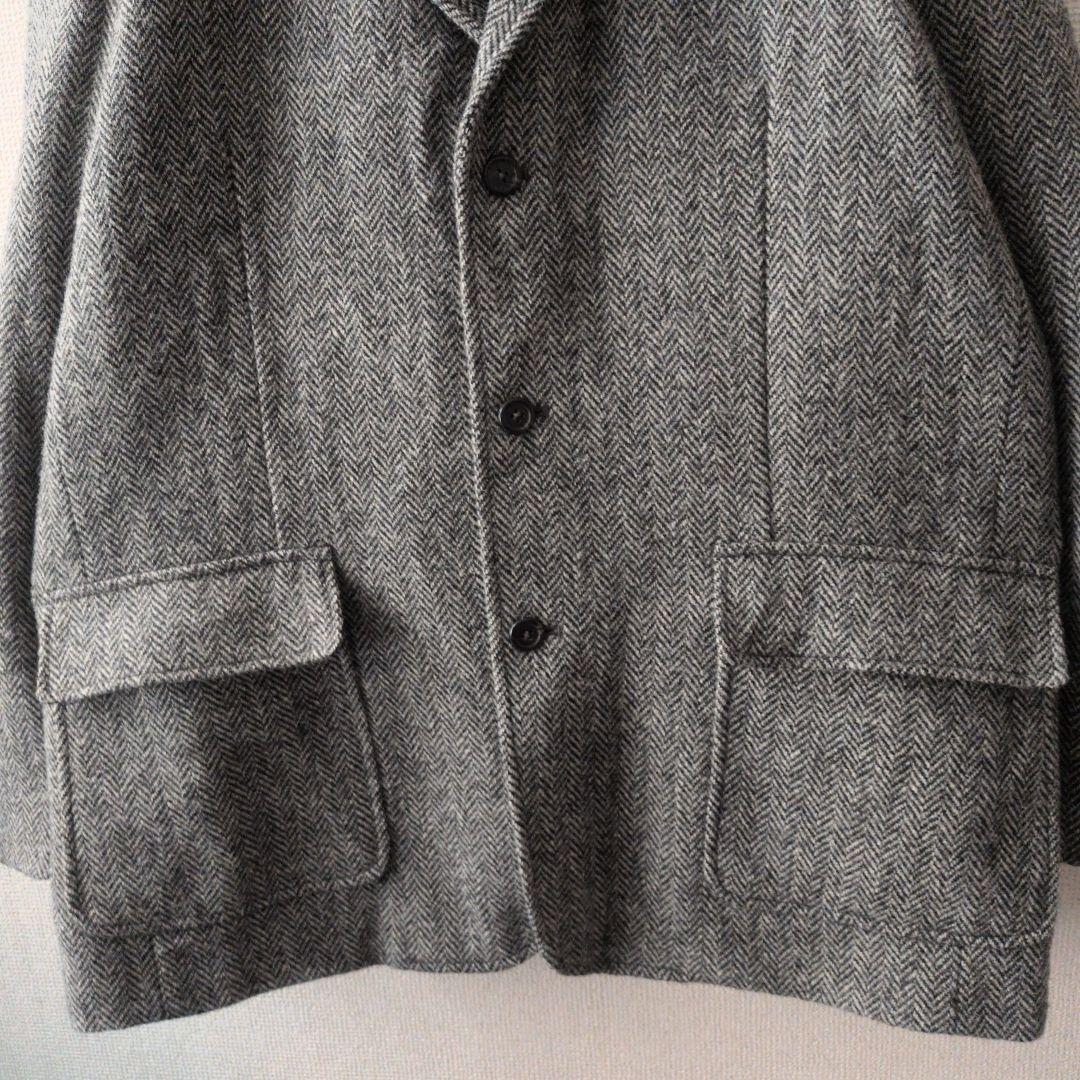J.CREW×HARRIS TWEED ウール テーラードジャケット XL