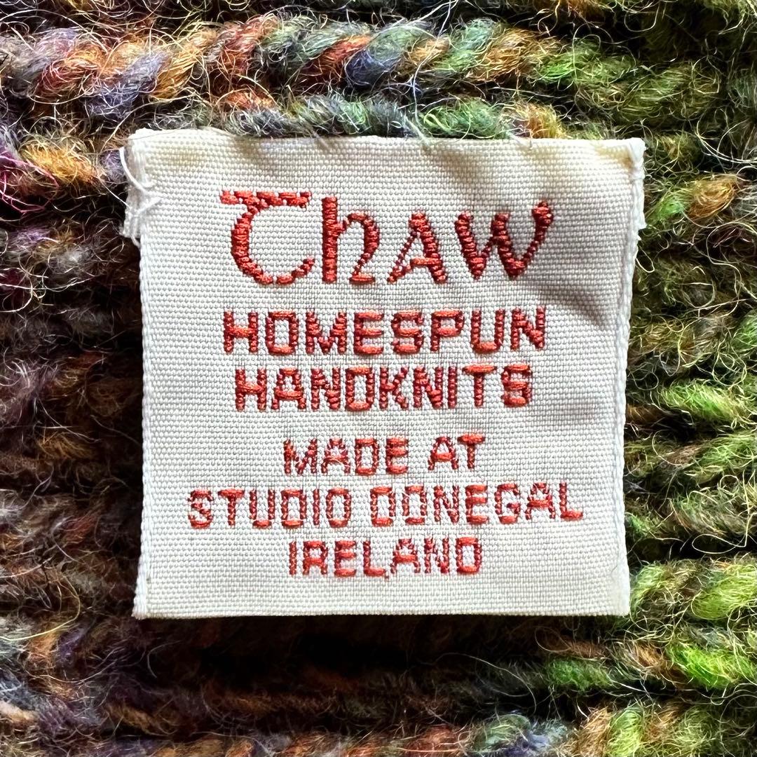 90s VINTAGE HANDKNITS アイルランド製 カラフル ニット帽