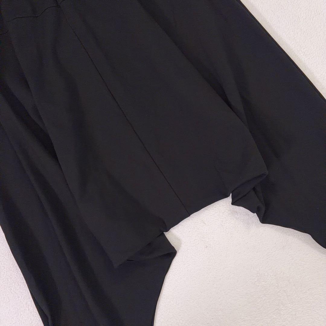 美品【CIVARIZE】シヴァーライズ サルエルパンツ フラップ 変形 黒 46