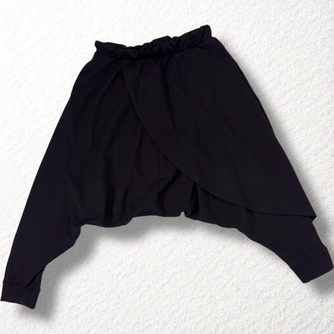 美品【CIVARIZE】シヴァーライズ サルエルパンツ フラップ 変形 黒 46