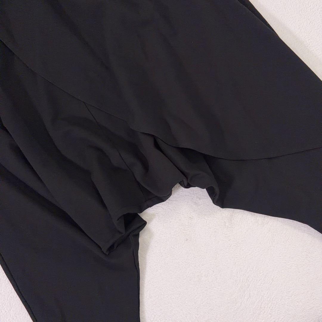 美品【CIVARIZE】シヴァーライズ サルエルパンツ フラップ 変形 黒 46