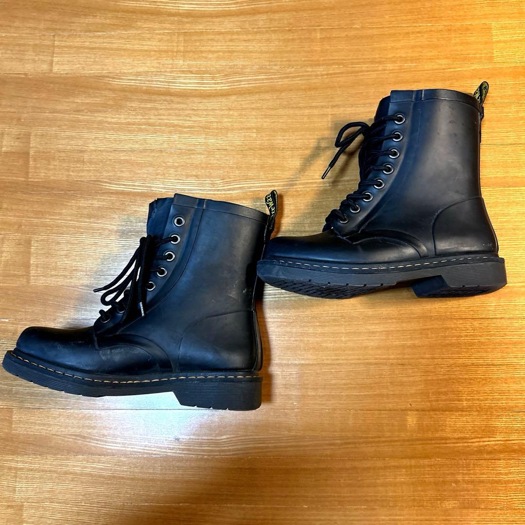 Dr.Martens ドクターマーチン 8ホール レインブーツ 黒 UK5