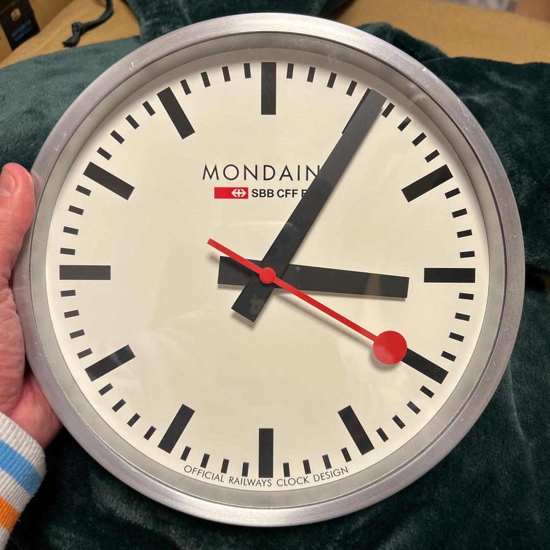 Mondaine SBB CFF FFS 掛時計 公式鉄道デザイン