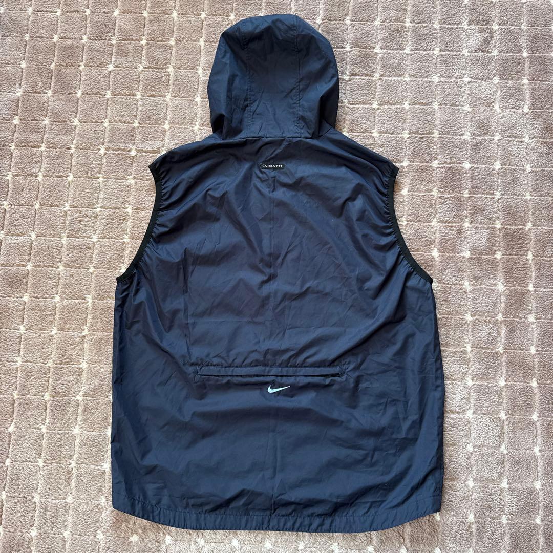 00s ナイキNIKE　ナイロンベスト　古着　ランニング　パッカブル