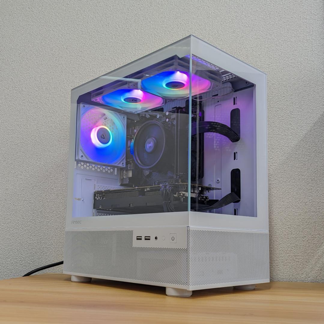【即納激安】RTX4070Ti搭載ゲーミングPCフルセット✨新品ケース✨白