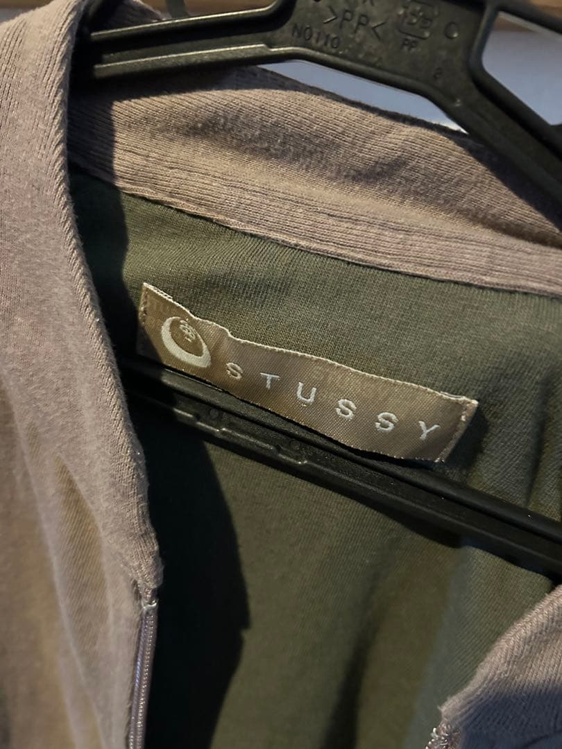オールドstussyフルジップスウェットジャケット