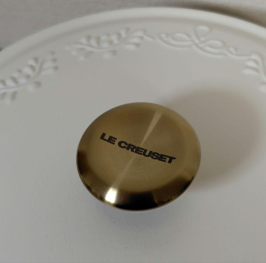 新品未使用 限定品　ル・クルーゼ シグニチャー ココット・ロンド22cmコットン