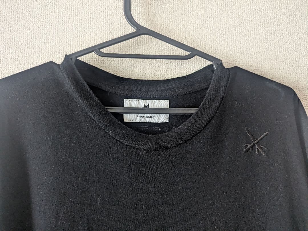 MOONAGE DEVILMENT オーバーサイズ　カットソー　Tシャツ　黒