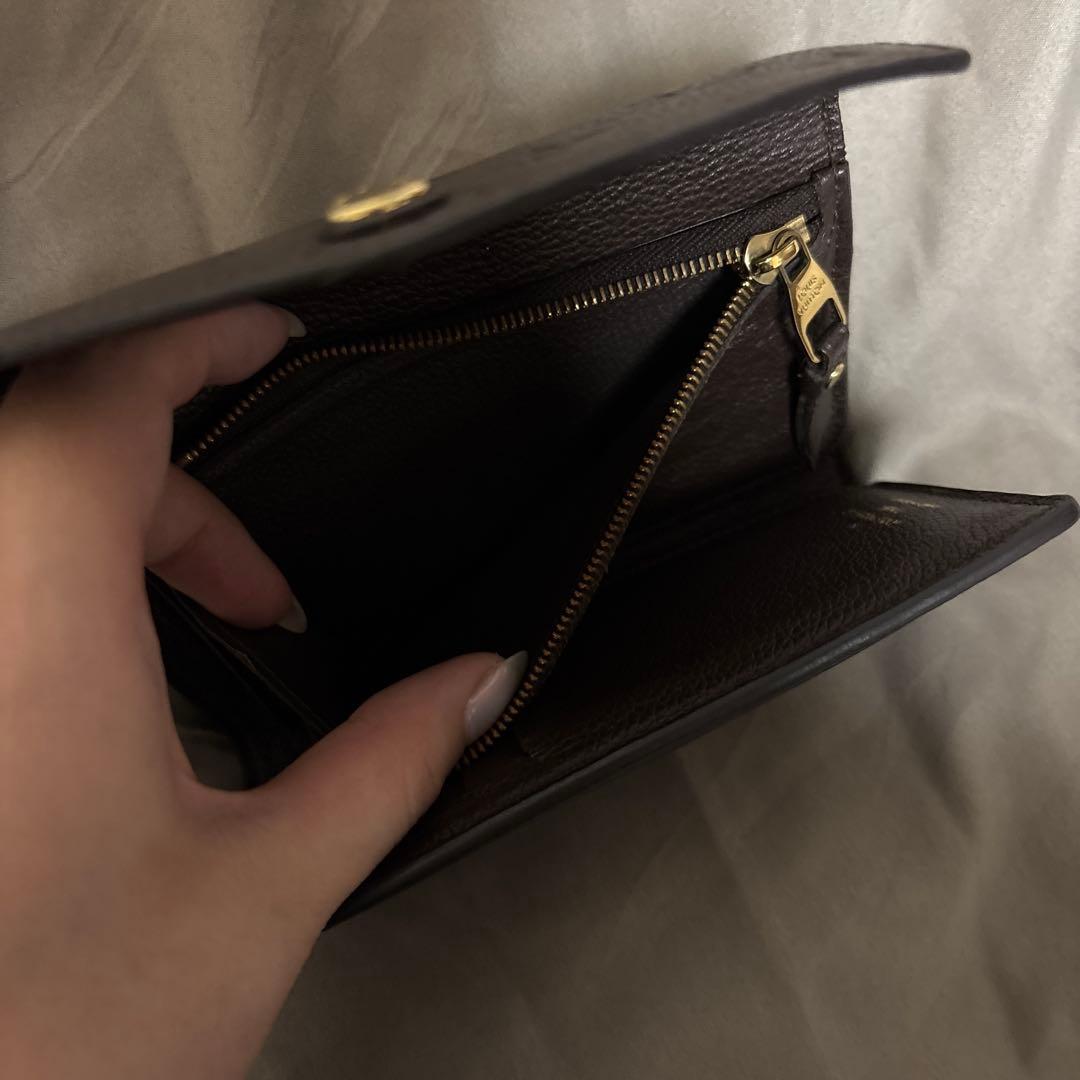 Louis Vuitton ダークブラウン 二つ折り財布
