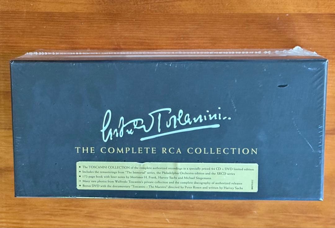 トスカニーニ・コンプリートＲＣＡコレクション（８４ＣＤ＋ＤＶＤ）