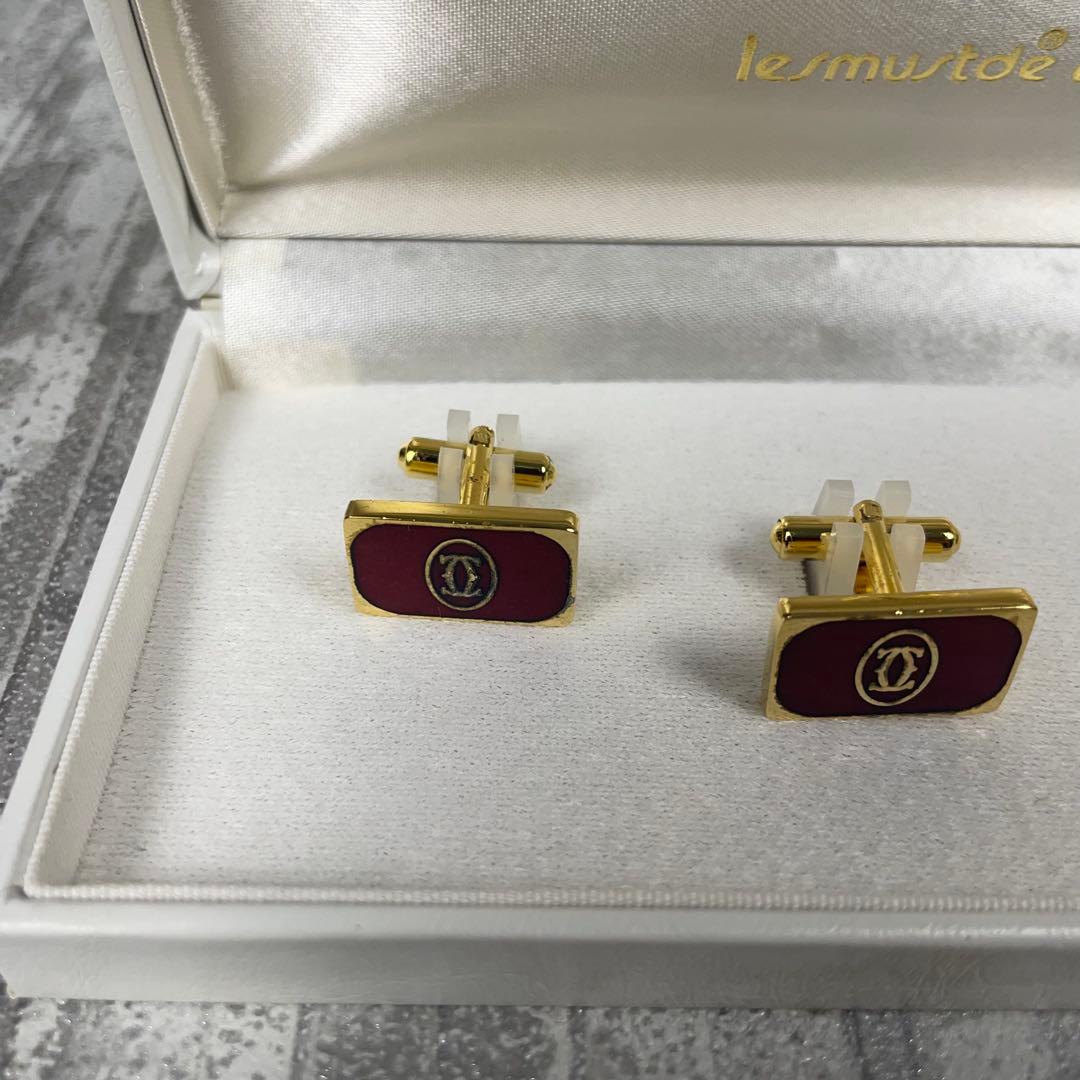 Cartierカルティエ　カフス タイチェーンセット マスト ヴィンテージ