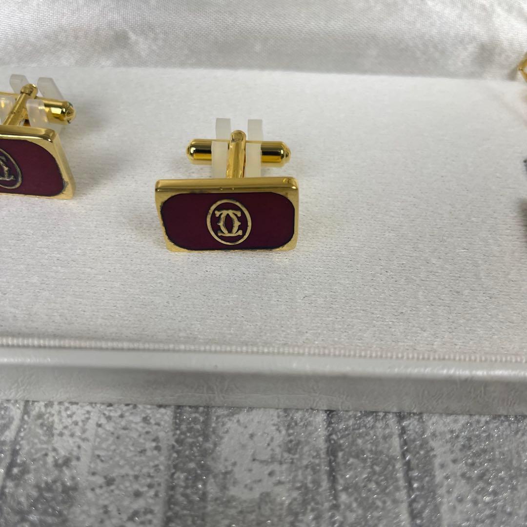 Cartierカルティエ　カフス タイチェーンセット マスト ヴィンテージ