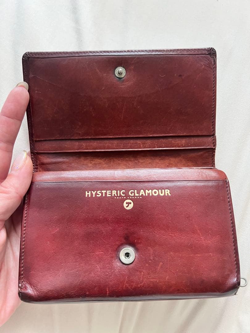 最終値引中！ヴィンテージ　HYSTERIC GLAMOUR 財布 ブラウン