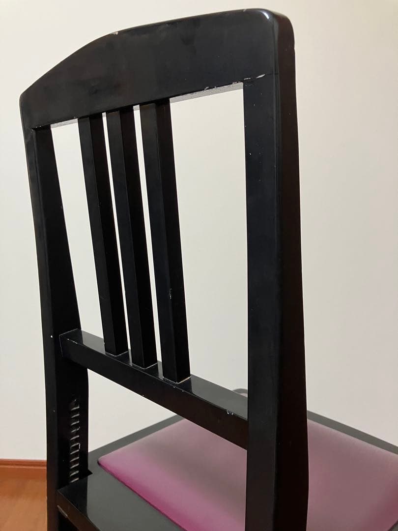 トムソン椅子　ピアノ椅子　背もたれ椅子
