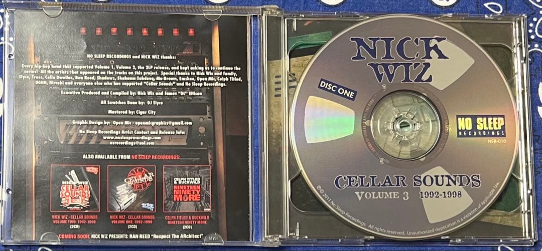 Nick Wiz ‎ Boom Bap jazzy hip hop OG盤