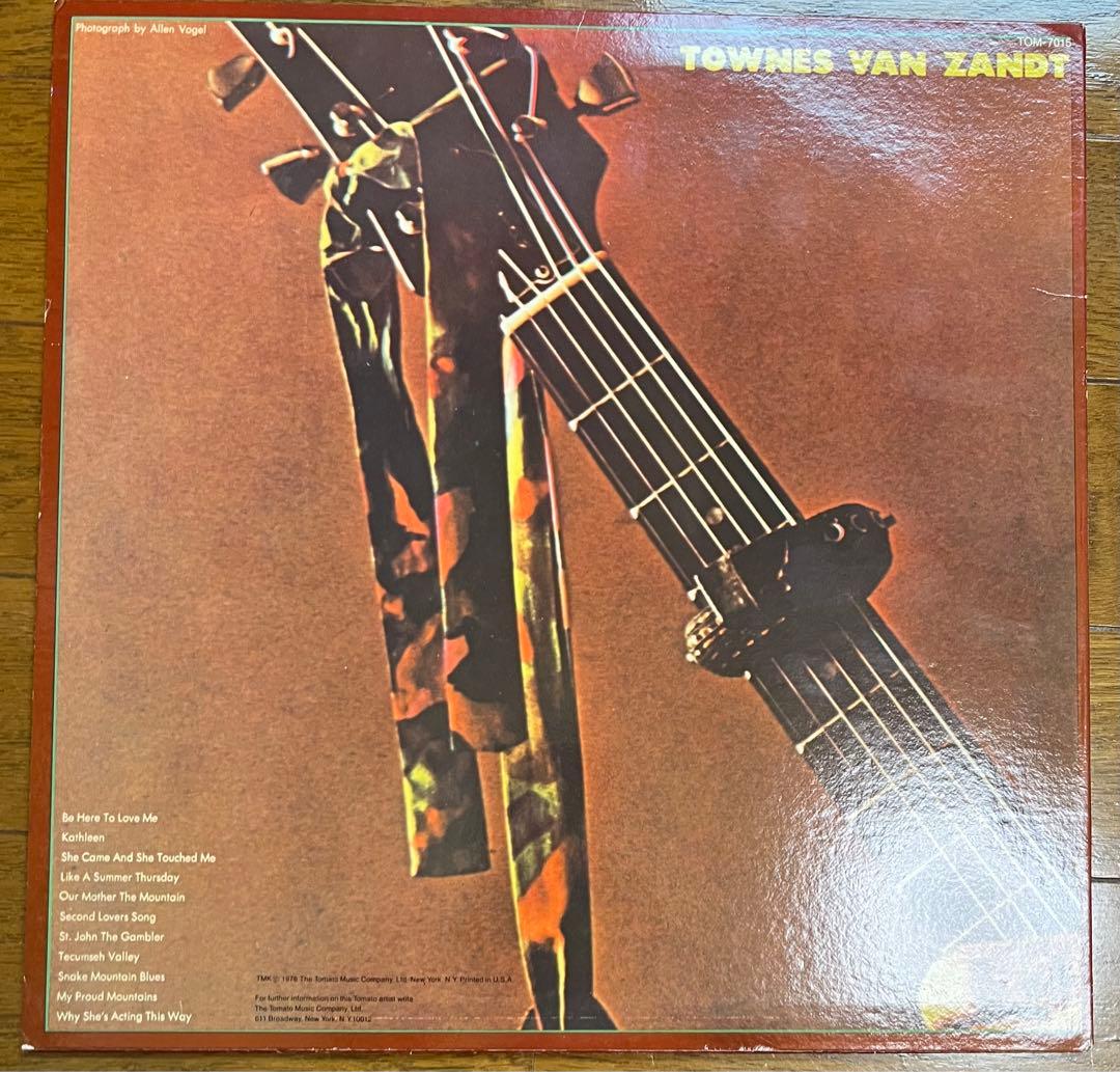 Townes Van Zandt / 2ndアルバム Tomato再発LP