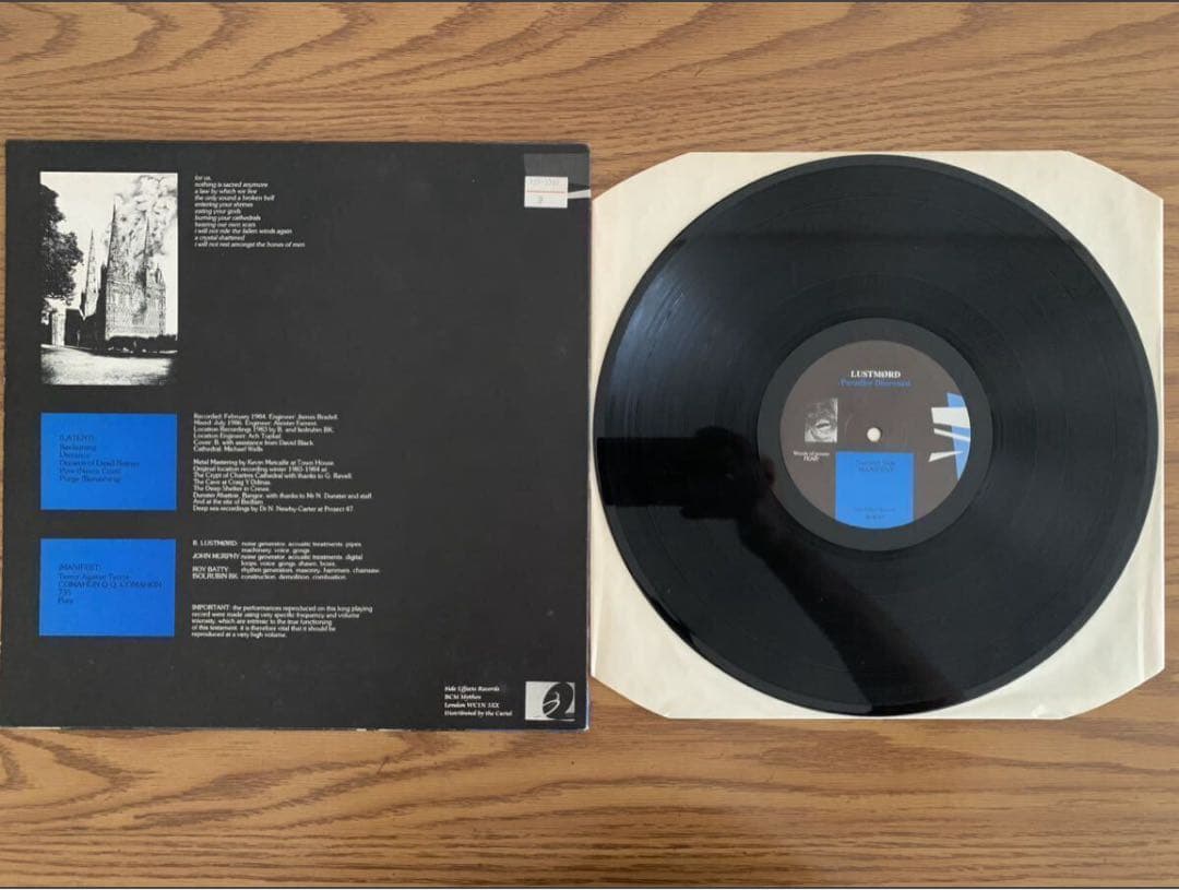 LUSTMØRD Paradise Disowned LP Industrial