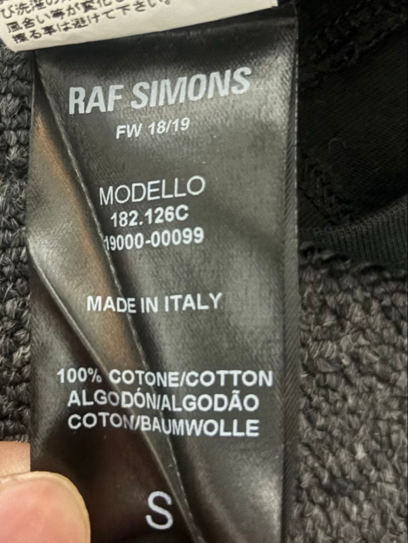 希少　RAF SIMONS フォトプリント christiane f Tシャツ