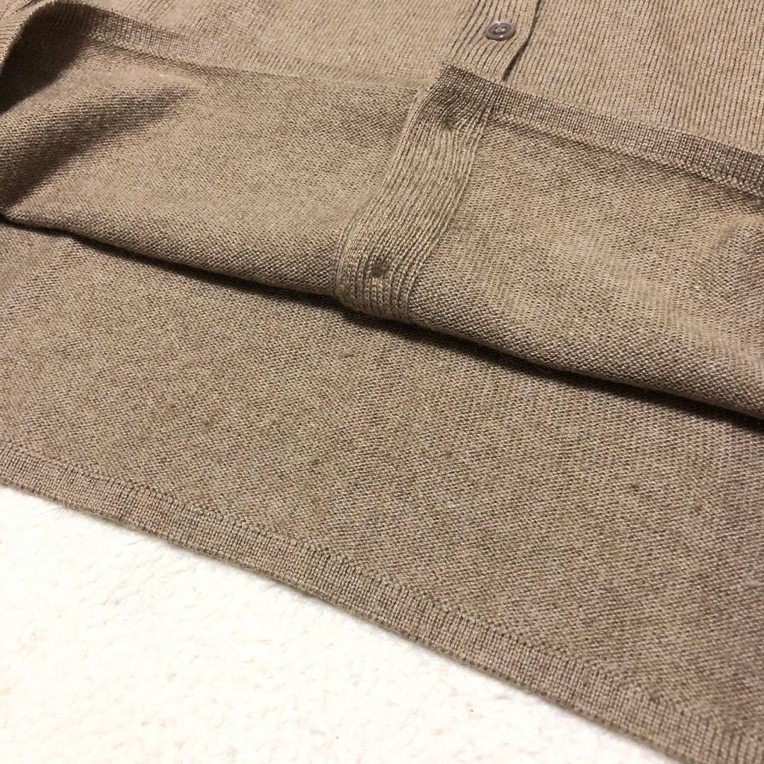 未使用級　エスマックスマーラ　カーディガン　ニット　シルク　カシミヤ✨　キャメル