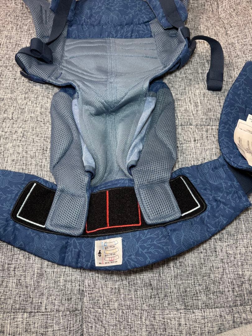 ★逃げ恥★美品・希少　エルゴベビー オムニブリーズ360 Blue bloom