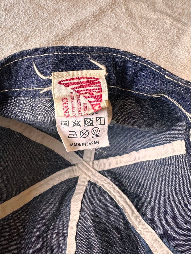 ワンピースオブロック 気まぐれシリーズ デニムキャップ
