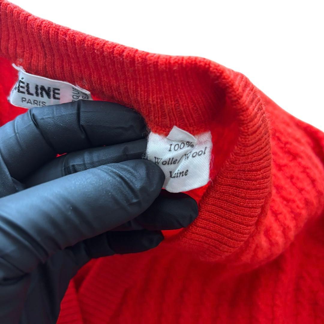 CELINE ニットセーターカーディガン　D2002