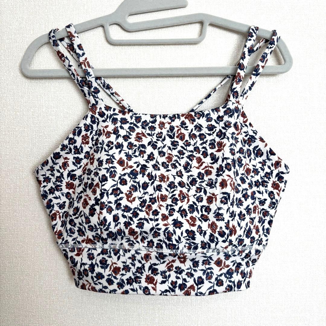 【美品】emmiヨガウェア サイズ1 レギンスとブラトップ　花柄