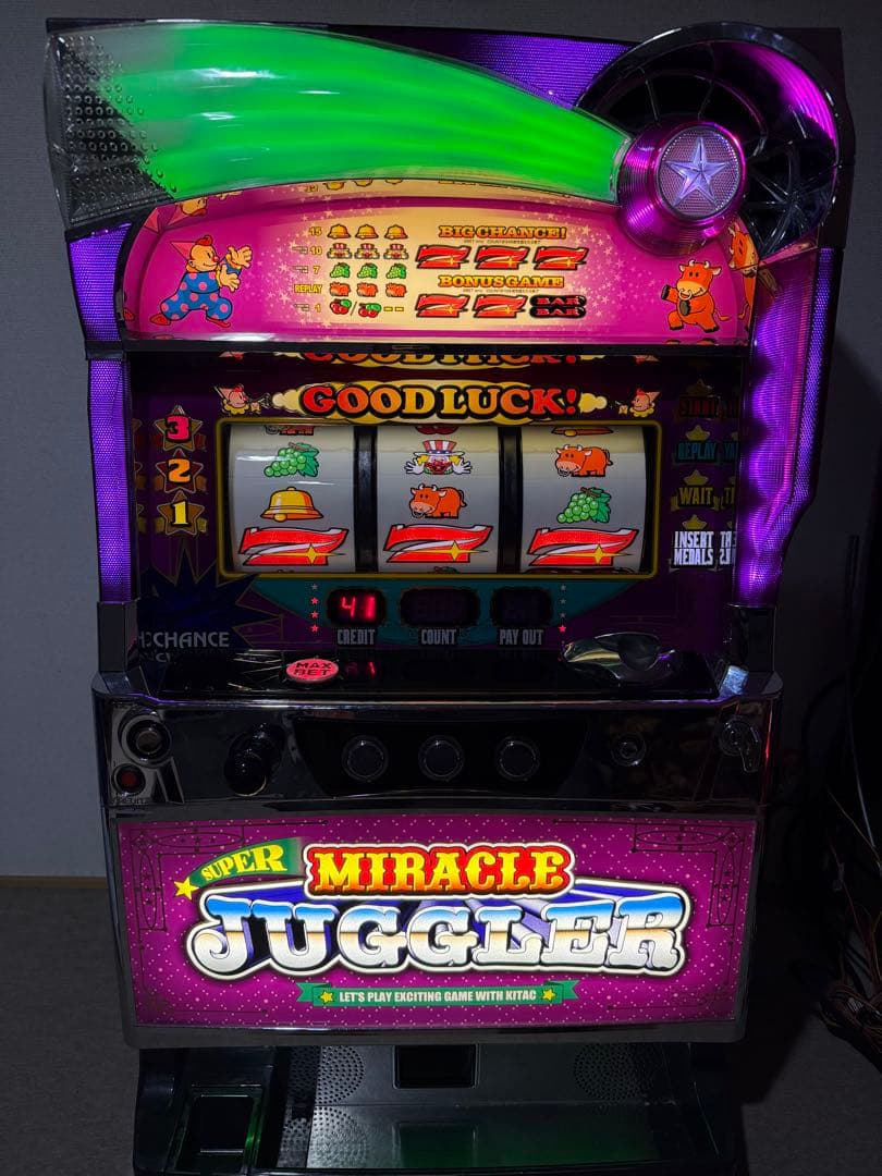 スーパーミラクルジャグラー 実機