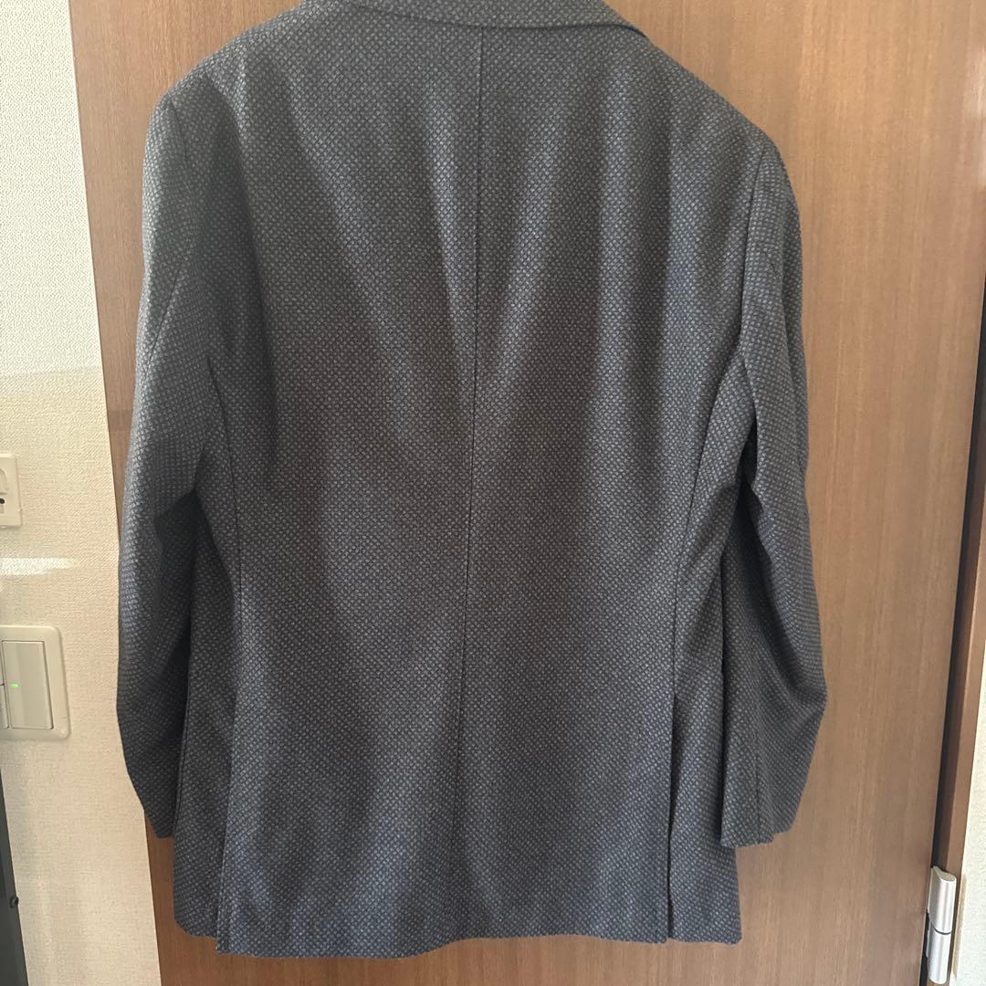 RING JACKET グレー チェック柄 テーラードジャケット