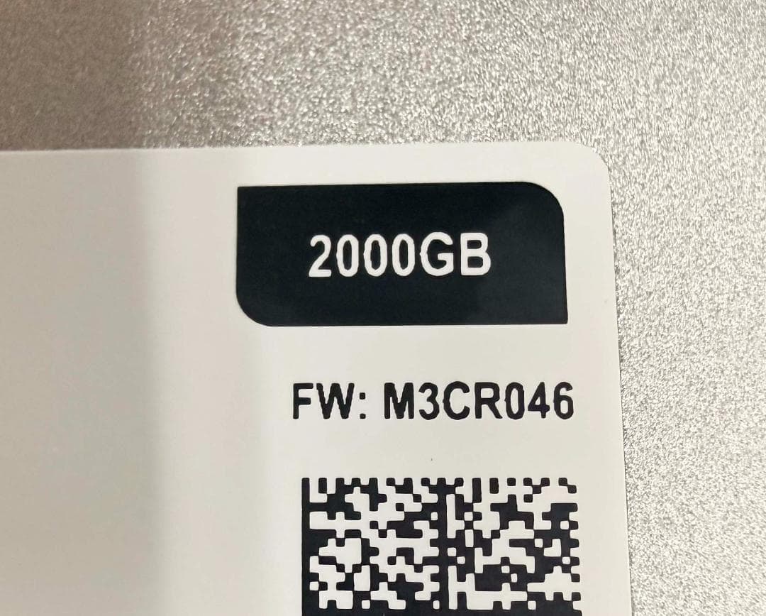 Crucial （クルーシャル）SSD 2TB MX500 2.5inch