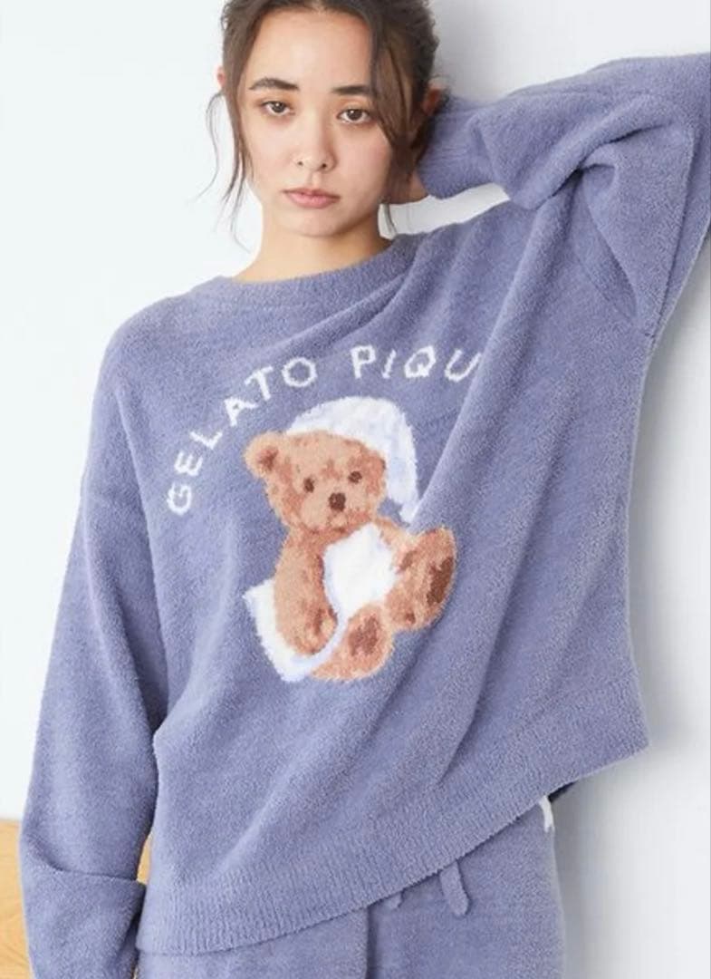 【新品未使用】gelato pique ジャガードプルオーバー&ショートパンツ
