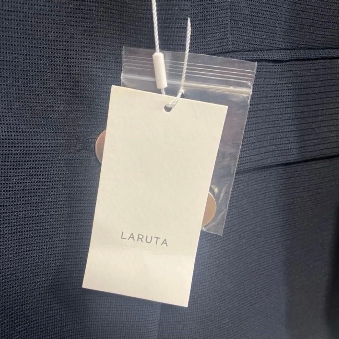 新品　メッシュシアージャケット　テーラードダブルジャケット　LARUTA タグ付